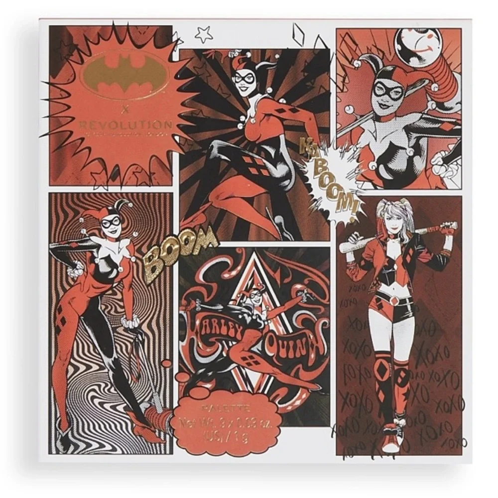 Revolution X DC Harley Quinn Rebel‎ Heart Eyeshadow Palette Batman
